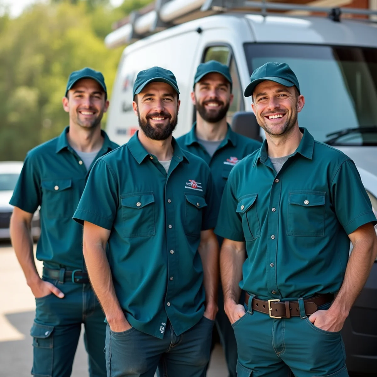 The HVAC Somerset KY team outside their Somerset, Kentucky shop