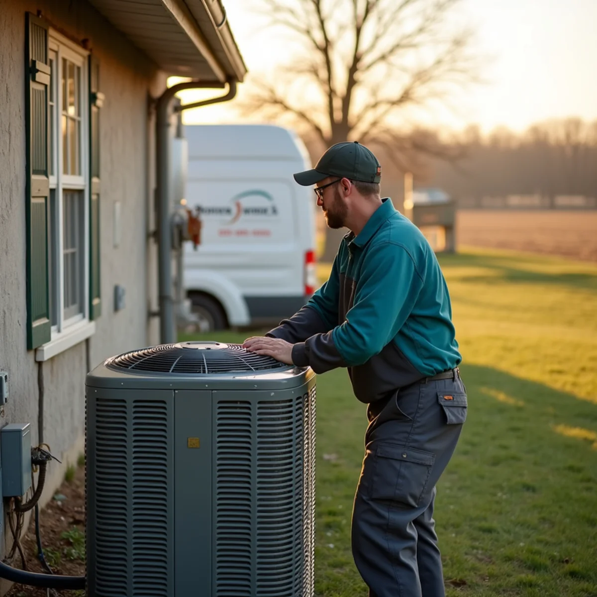 AC repair at a lake rental cottage in Nancy, KY