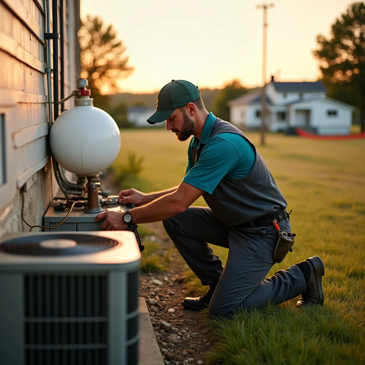 HVAC Somerset KY technician performing propane & dual-fuel at a Somerset, KY home