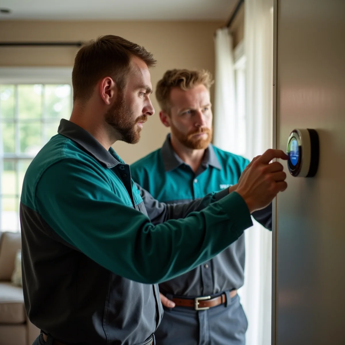 HVAC Somerset KY technician performing residential hvac at a Somerset, KY home