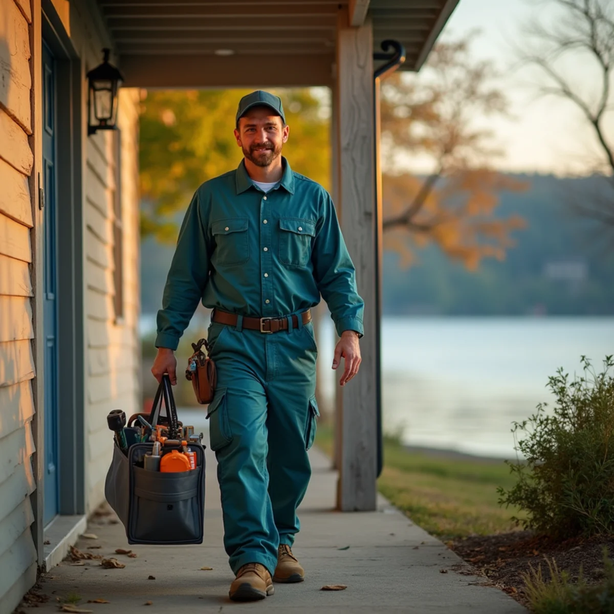 Propane heat pump service on a home in Science Hill, KY