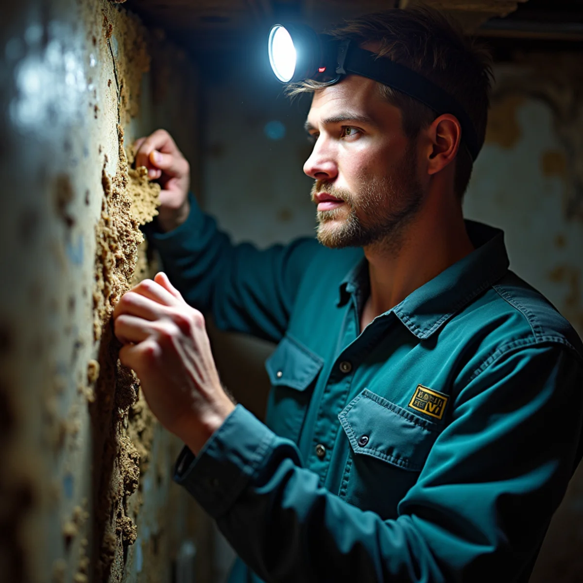 Condensation and moisture damage on ductwork in a humid Somerset, Kentucky crawlspace
