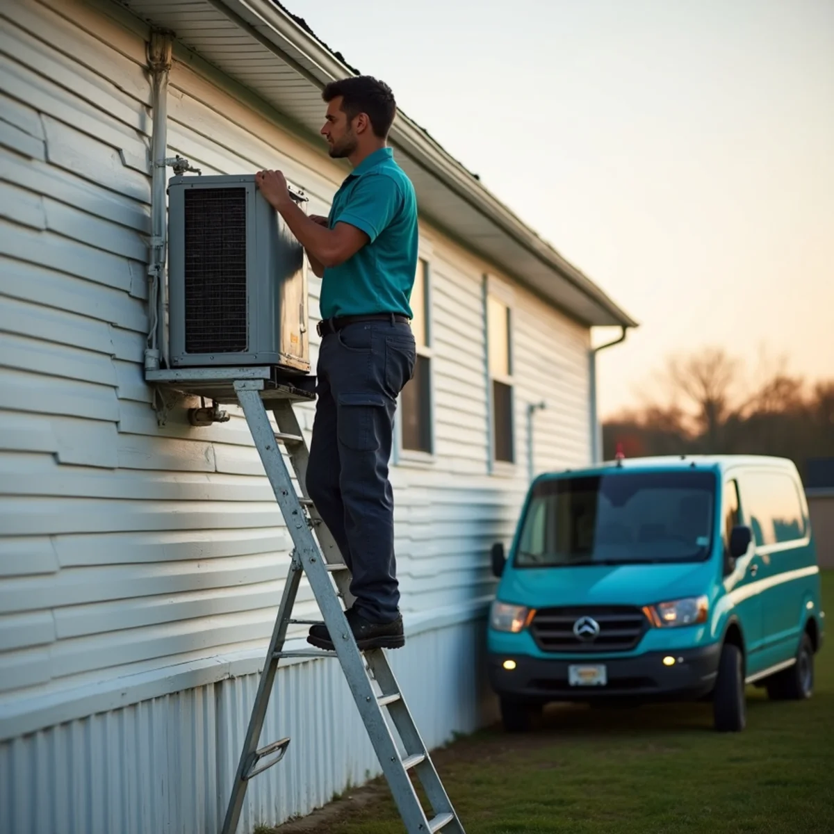 Outdoor unit replacement after storm damage in Stab, KY